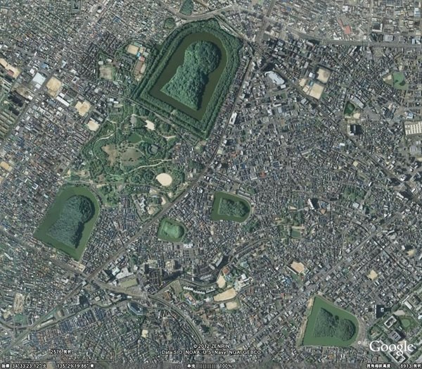40 大阪（大尺度），仁德天皇陵，玉帝哥哥把凌霄殿的锁全弄丢了.jpg.jpg